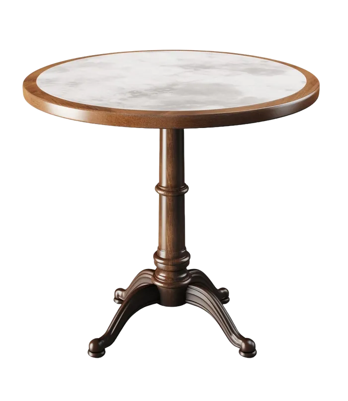 Round side table